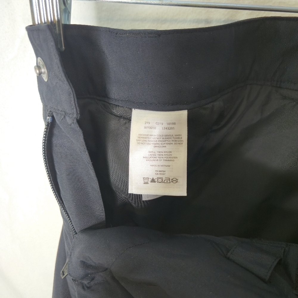 Columbia Kids Black Rain Pants With Outgroqn Adjustable Bottom Cuffs Size S (8) - Picture 9 of 9